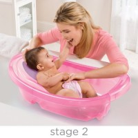 Summer Infant - Set cadita si suport de baita Sparkle and Splash Pink